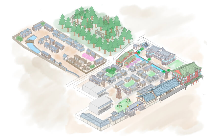 映画村フルリニューアル 第1期エリアオープン